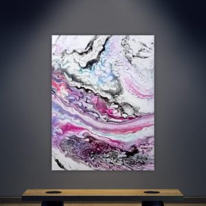 Vlna emócií - acryl pouring