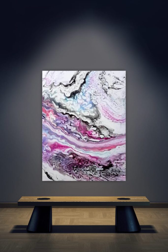 Vlna emócií - acryl pouring