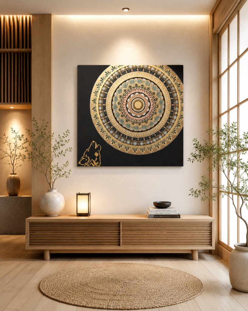 Volanie duše - autorská mandala